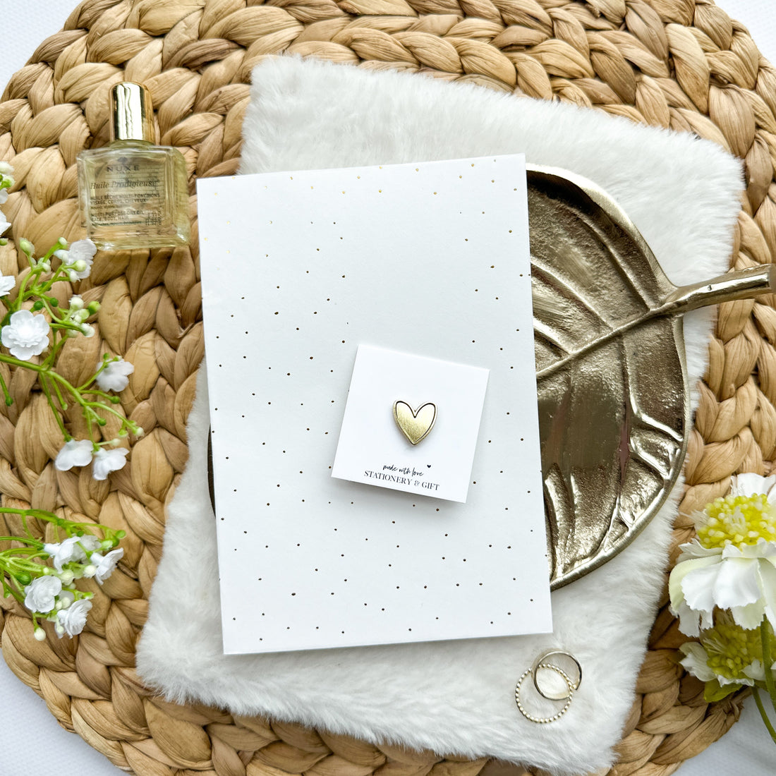 Pin | Mini hartje van goud