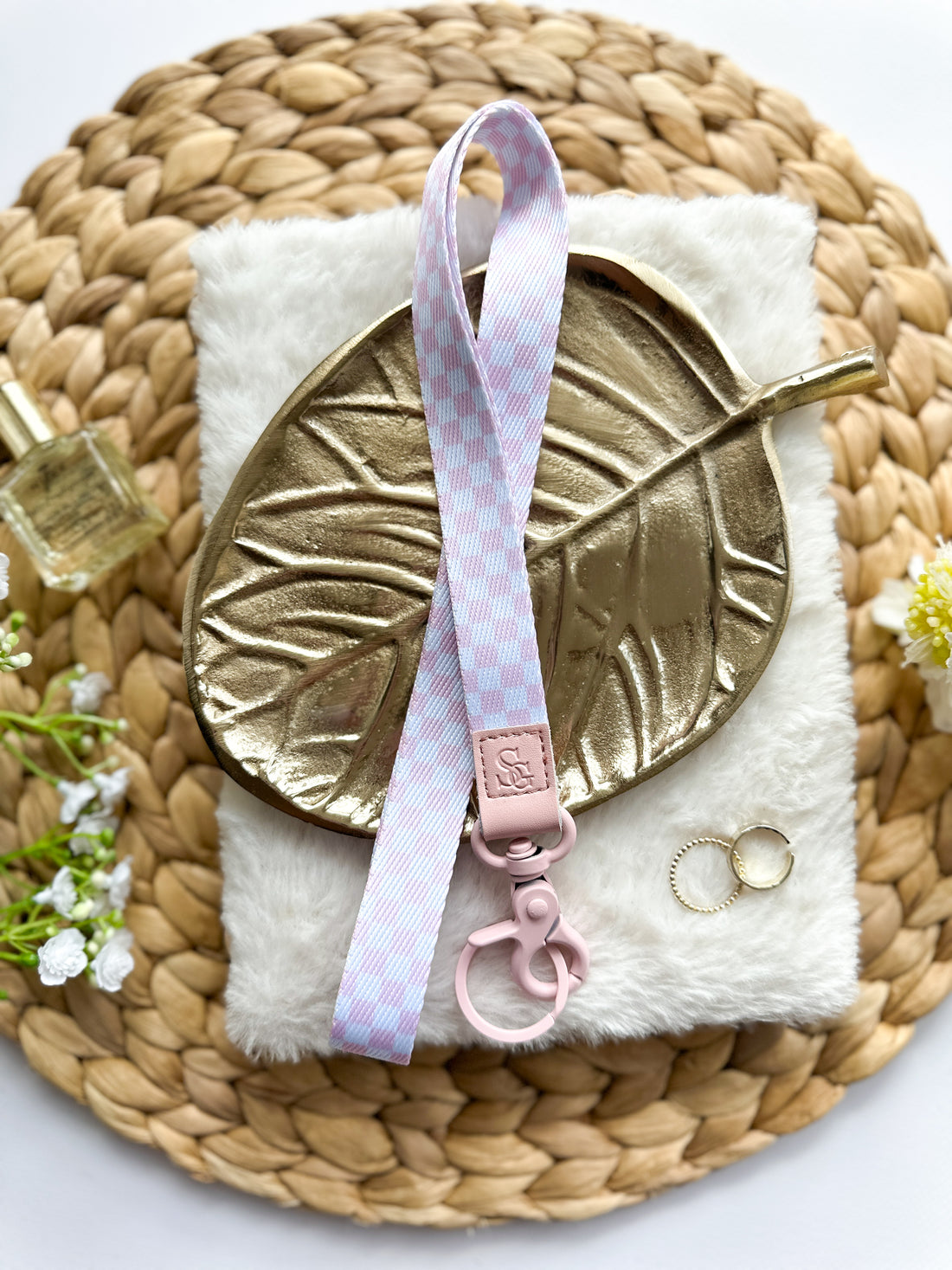 Lanyard | Pink Checkers