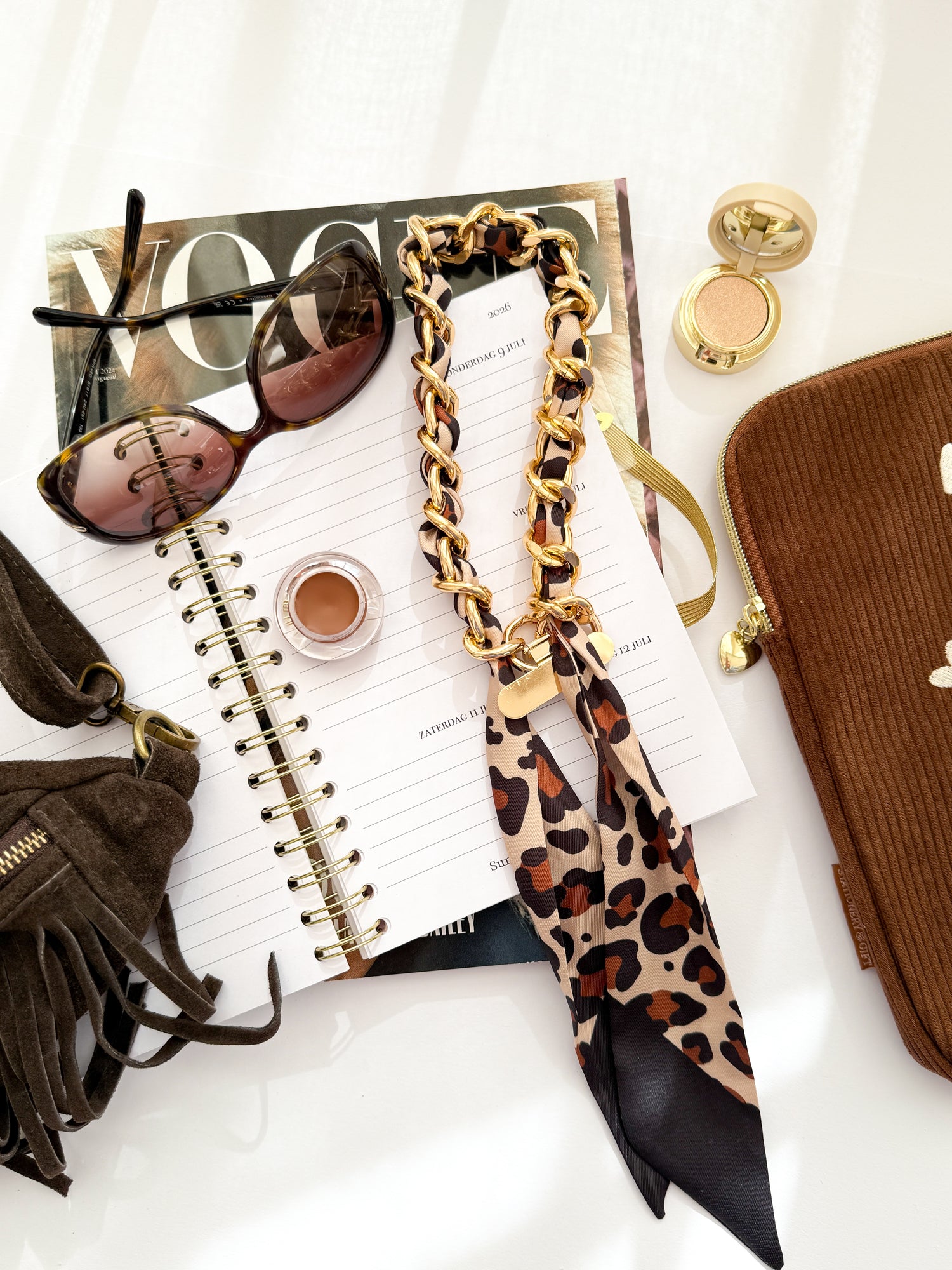 Leopard Bagcharm / Telefoonkoord