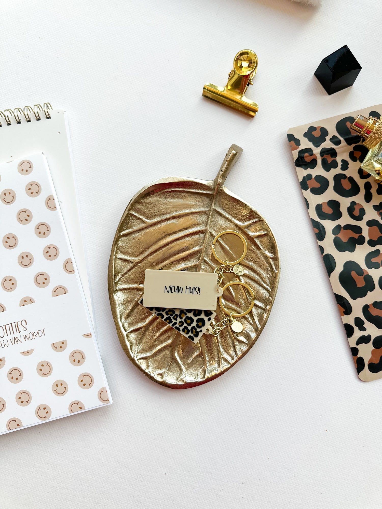 Sleutelhanger Leopard | Nieuw huis!