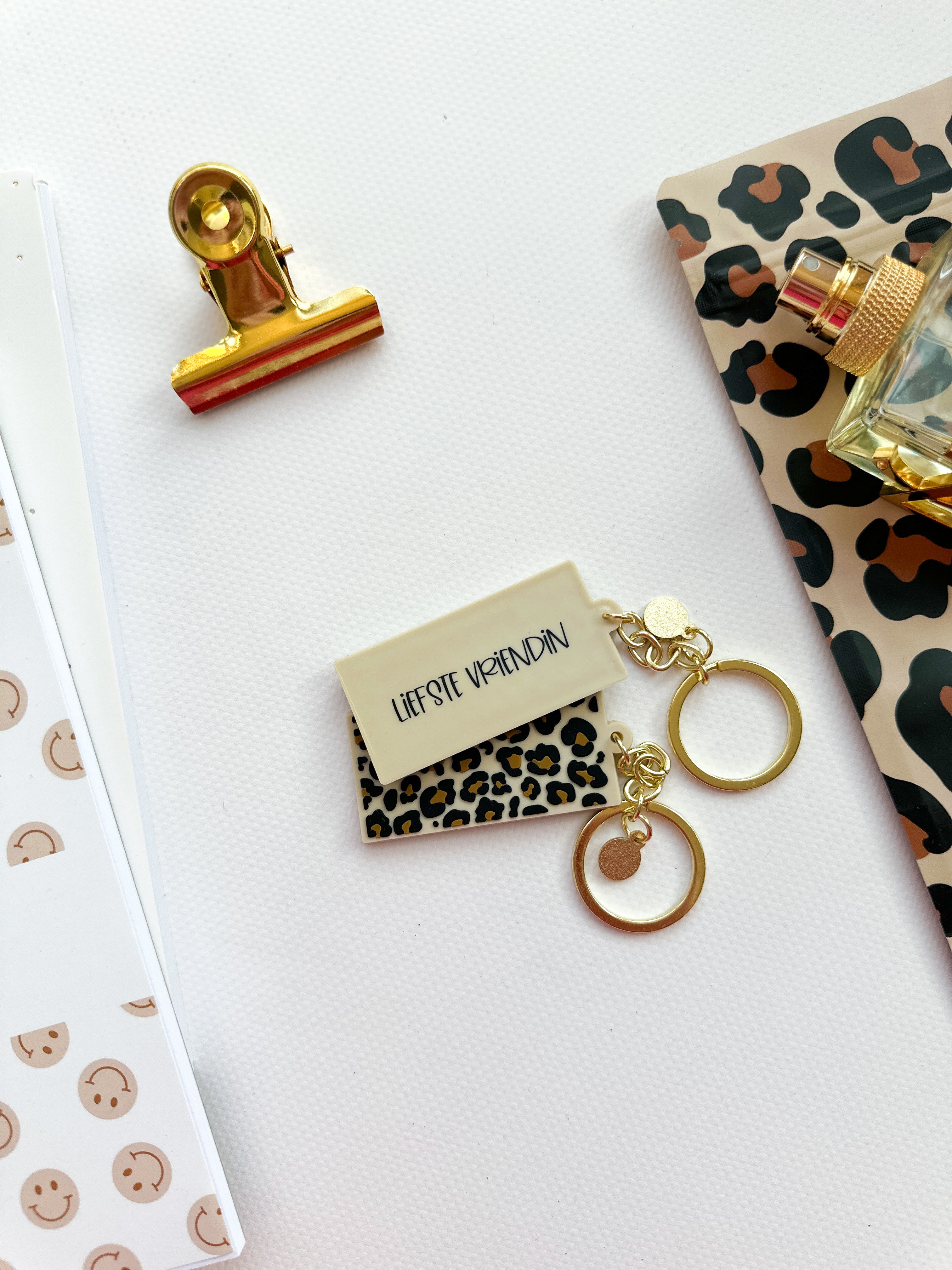 Sleutelhanger Leopard | Liefste vriendin