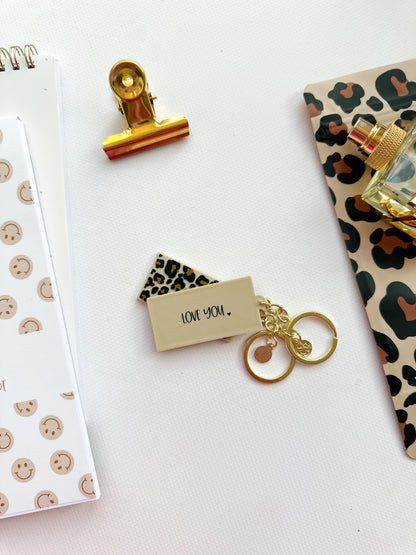 Sleutelhanger Leopard | Love you!