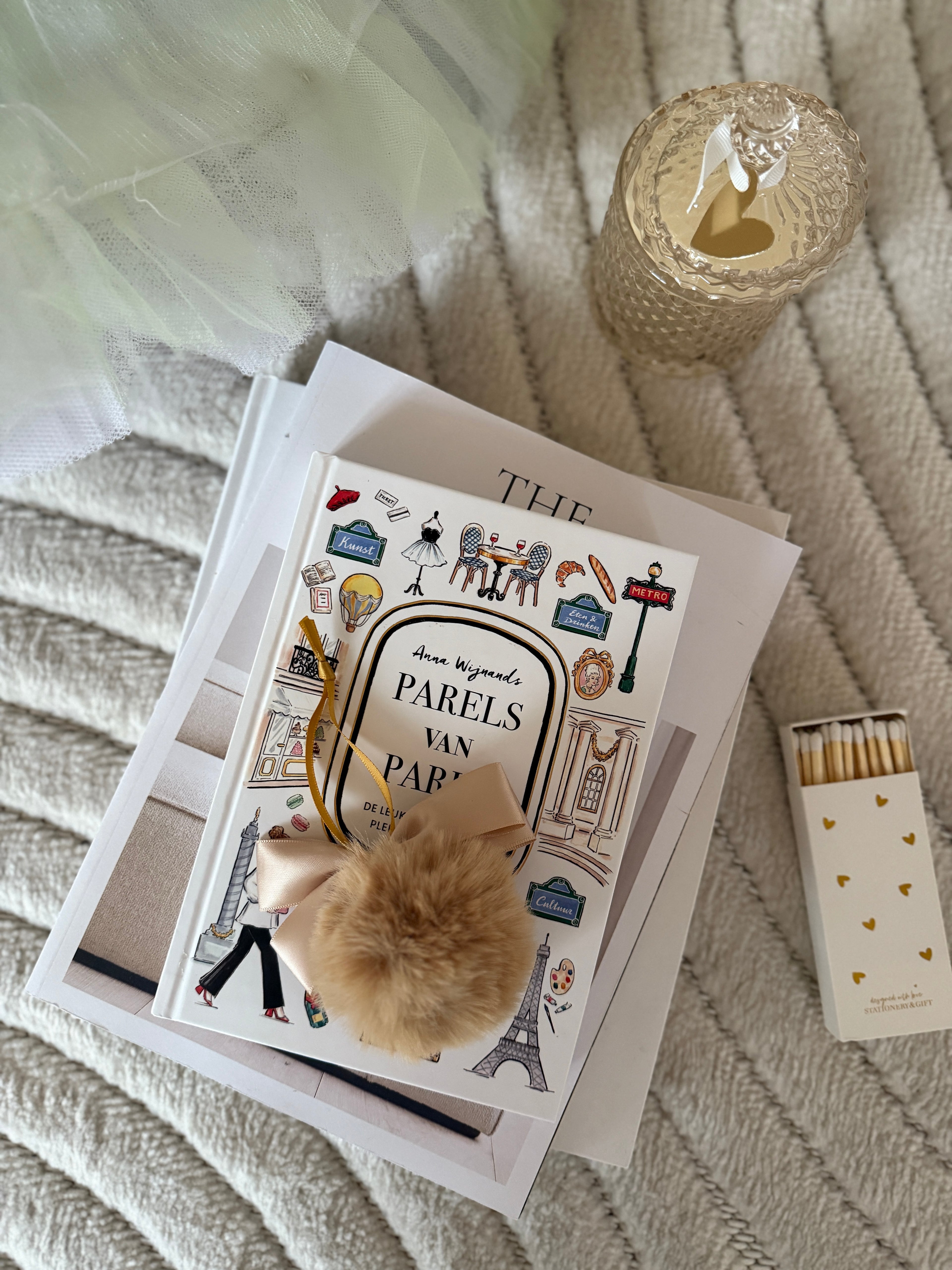 Fluffy Kerstbal | Beige