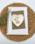 Sleutelhanger goud kus zoen roze - Stationery & Gift