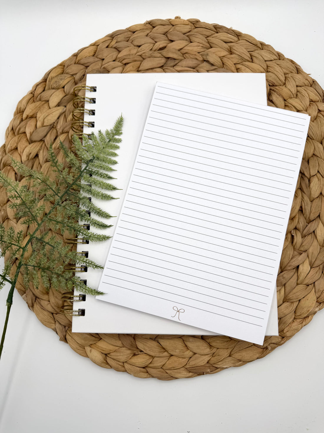 Notitieblok | Beige Streep