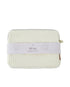 Ipad Hoes - Tablethoes - Vanille ecru off white rib stof - Stationery & Gift