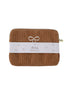 Ipad Hoes - Tablethoes Caramel Rib met strik - Beige - Stationery & Gift