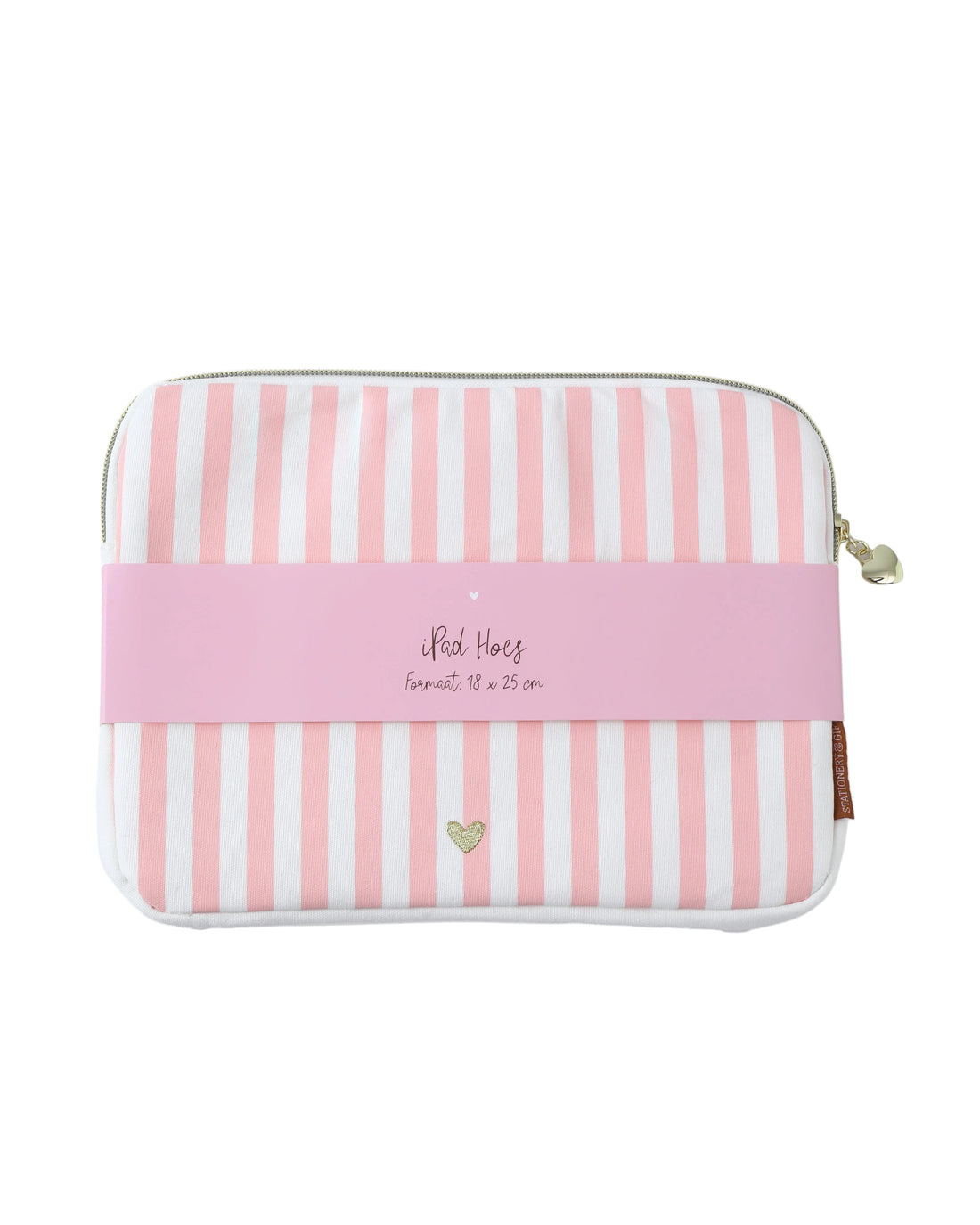 Ipad Hoes Pink Stripe - Tablethoes roze streep - Stationery & GIft