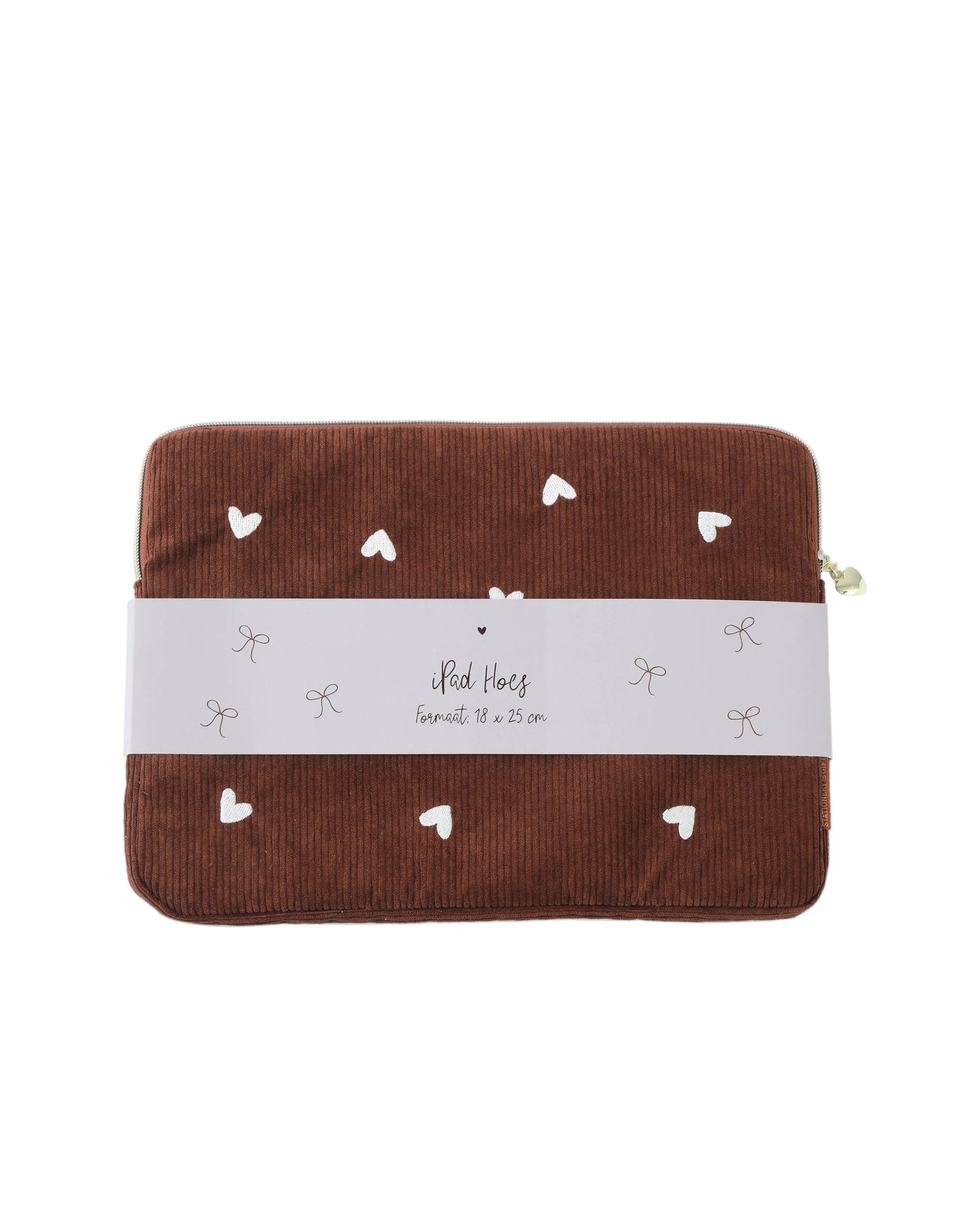 Ipad Hoes Tabletjes Bruin Chocolade met hartjes Rib - Stationery &amp; Gift