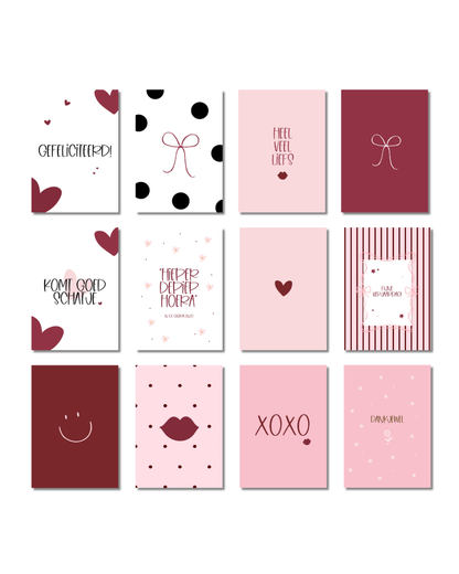 Kaartenset - Set Kaarten - Stationery &amp; Gift 
