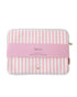 Laptop hoes - Computer sleeve - Pink Stripes - Roze Streep - Stationery & Gift 