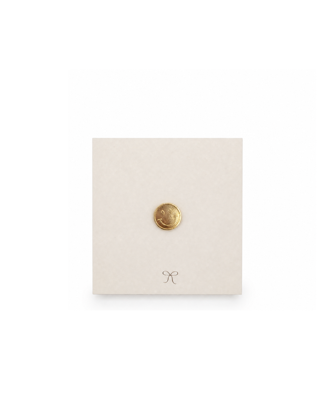 Mini Pin | Smiley van goud