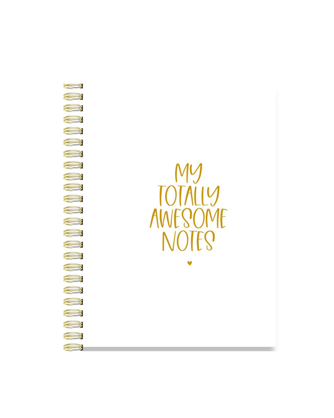 Notitieboek Wit - Notitie boek Ringband - My Totally Awesome Notes - Stationery & Gift