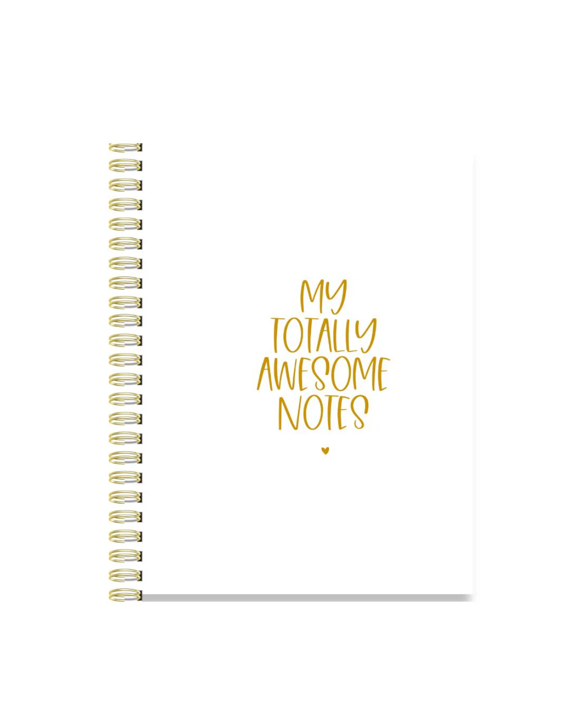 Notitieboek Wit - Notitie boek Ringband - My Totally Awesome Notes - Stationery &amp; Gift