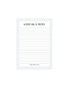 Notities van de meester checken patroon Stationery & Gift 