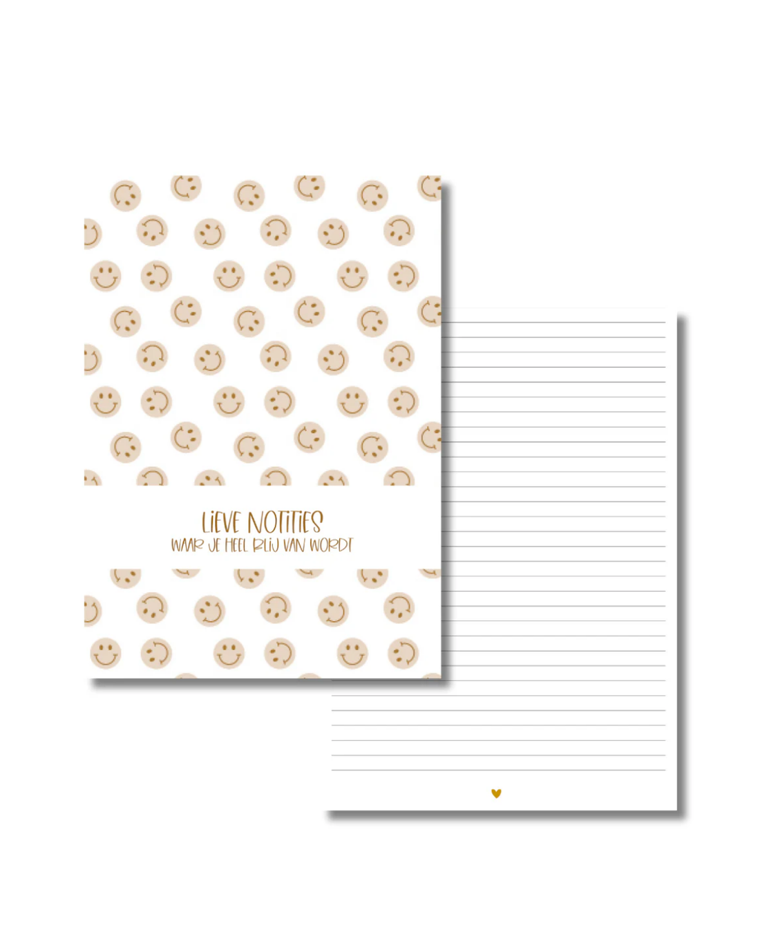Schrijfblok Smiley - Notitieblok Notitie Smileys - Stationery & Gift