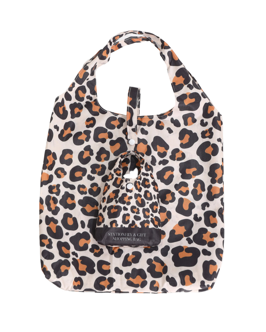 Shopping Bag Leopard - Opvouwbare Boodschappen Tas Luipaard print - Stationery &amp; Gift