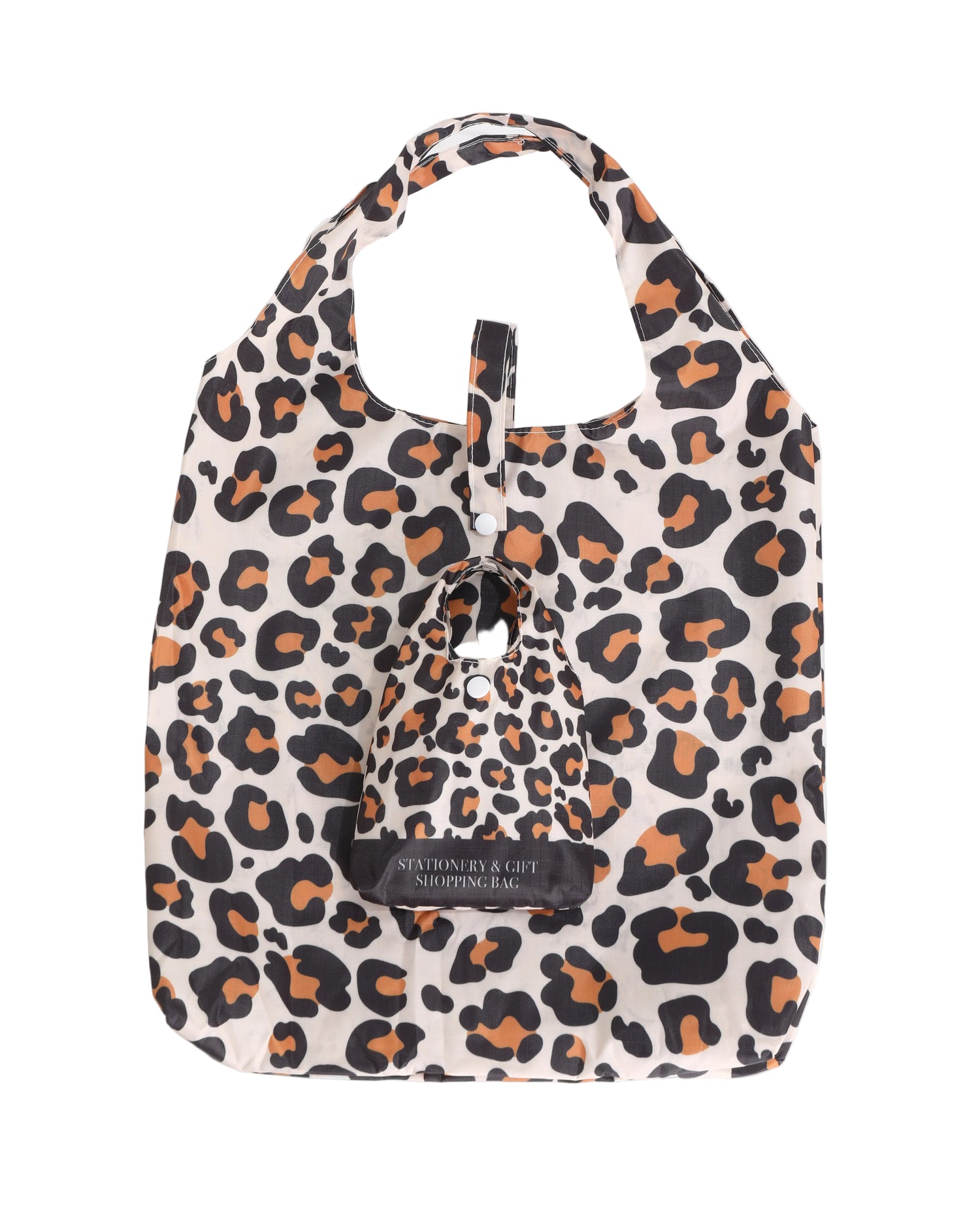 Shopping Bag Leopard - Opvouwbare Boodschappen Tas Luipaard print - Stationery &amp; Gift