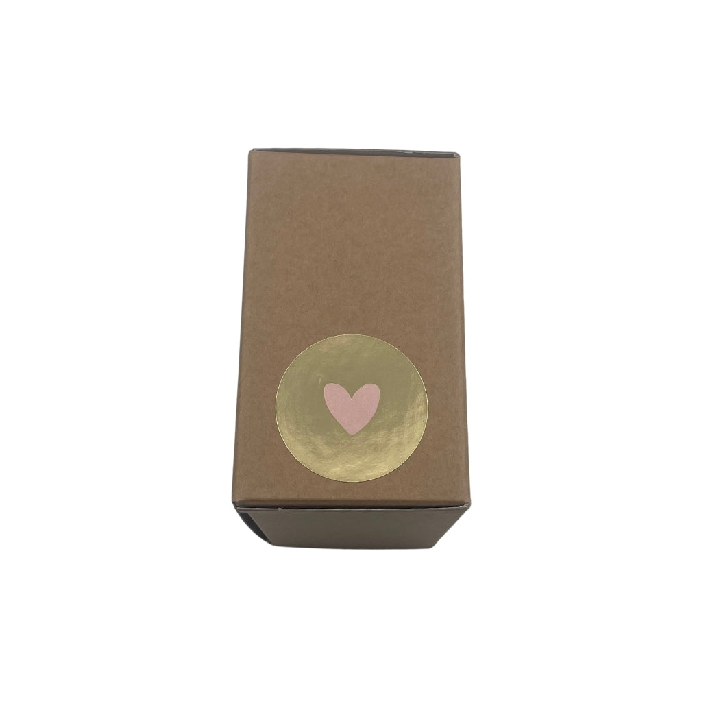 D O O S || Stickers | 500 stuks | Goud Roze Hart
