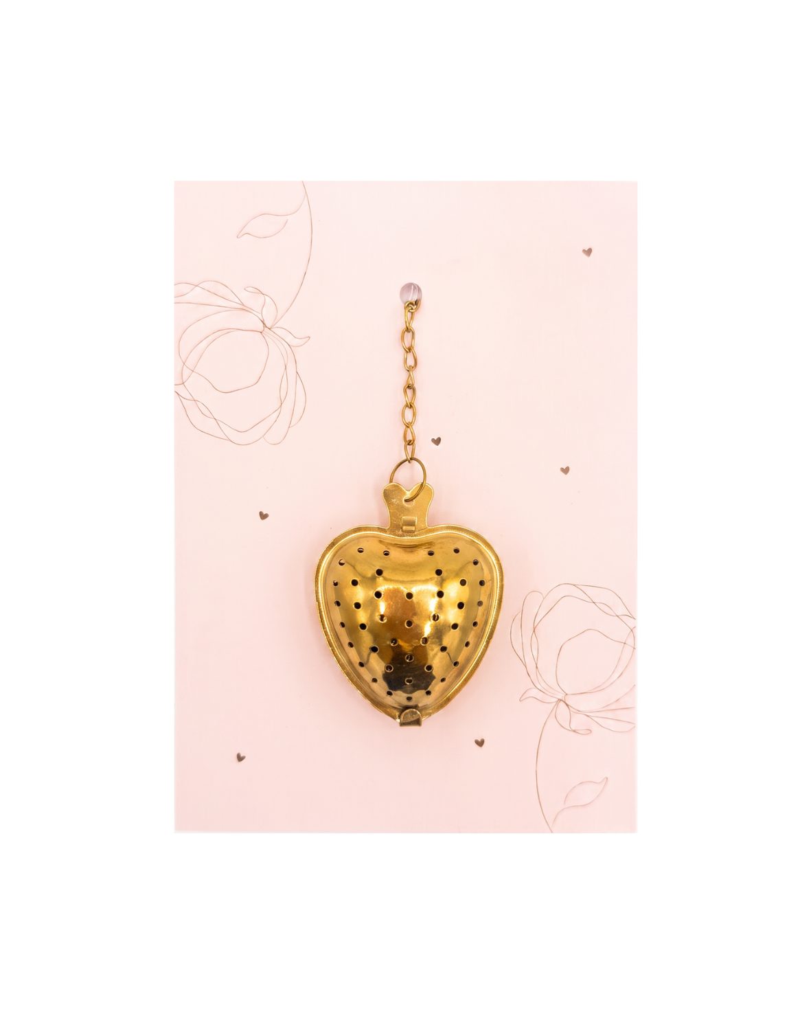 Thee ei hart - Thee-ei hartvormig - Goud - Stationery &amp; Gift 