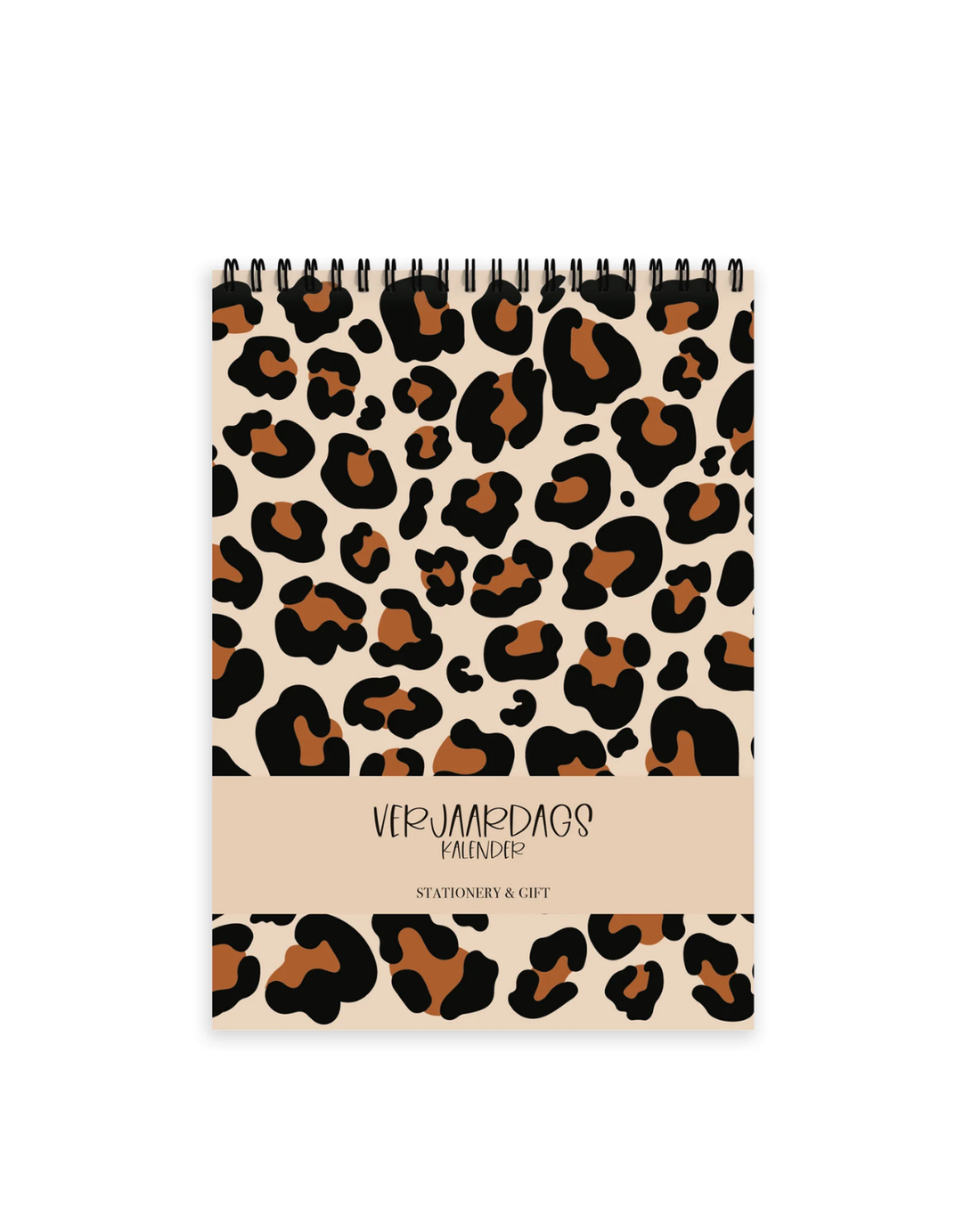 Verjaardagskalender Leopard Verjaardag Kalender Luipaard Stationery &amp; Gift 