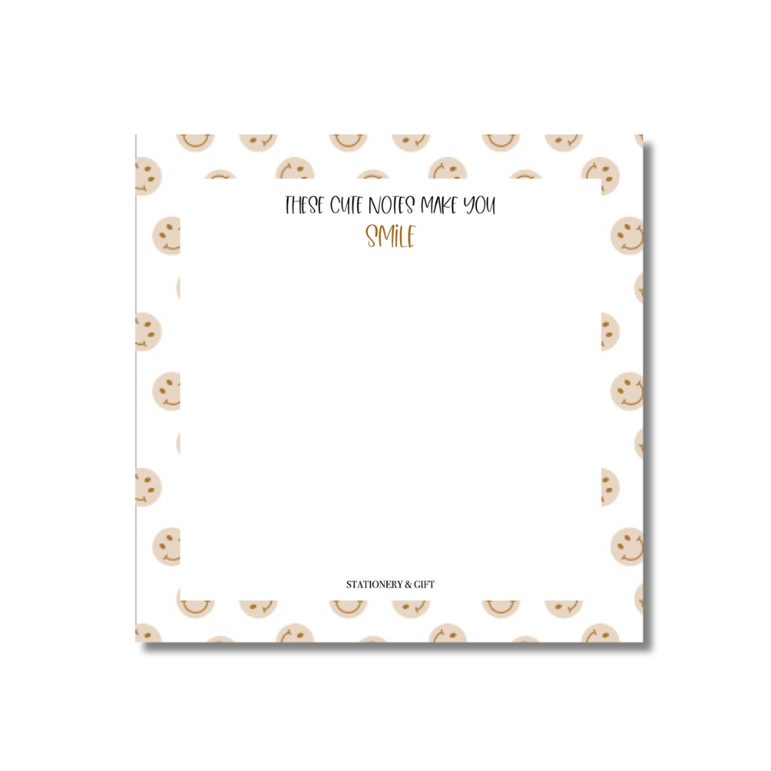 Notitieblok Beige | Cute notes