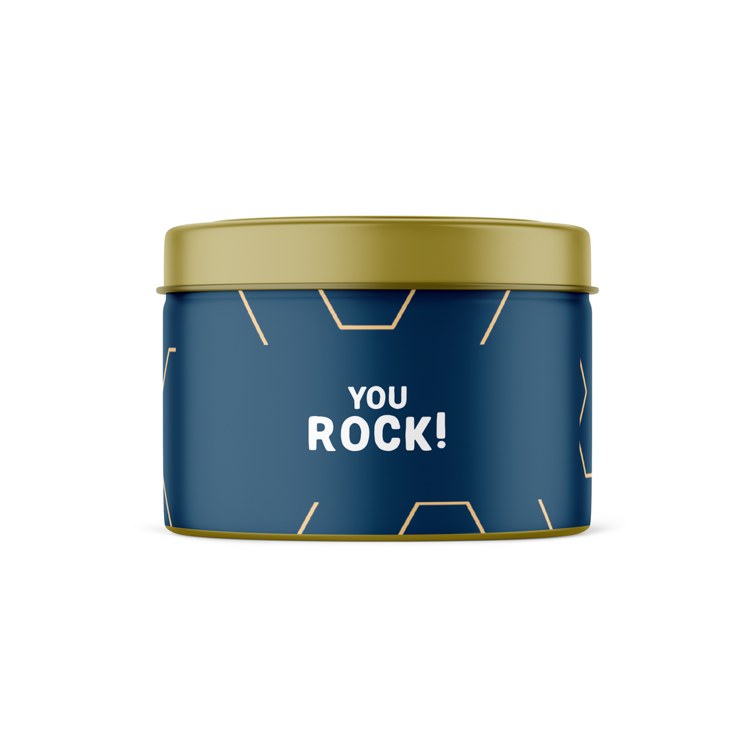 Scented candle in a tin | Blue Collection | You Rock!