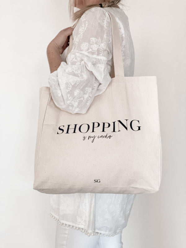 Katoenen Tas | Shopping is my cardio