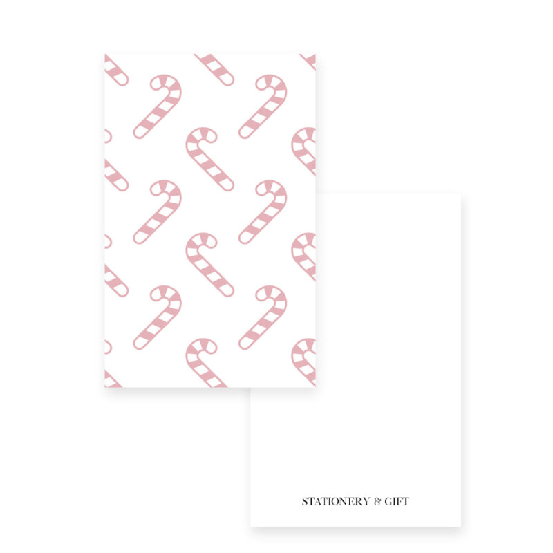 Minikaart | Candy Cane Sweet Pink