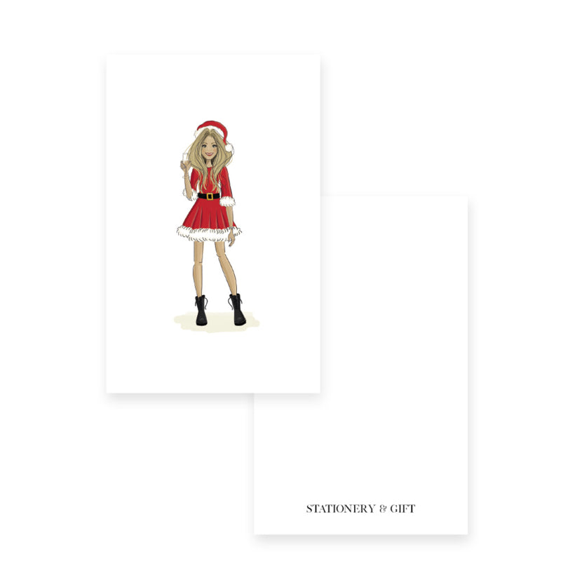 Mini card | Santa baby