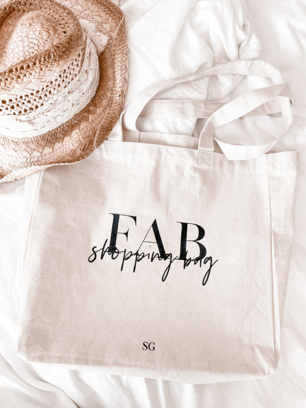 antiek was Echter Katoenen Tas | FAB shopping bag – Stationery & Gift