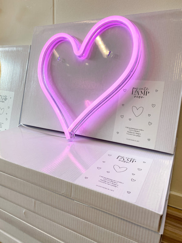 Sfeerlamp Heart | Pink  | LED Neon