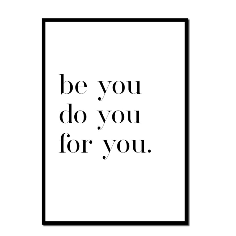 Poster A4 | Be you
