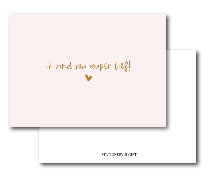 Mini Card | I think you are very sweet!
