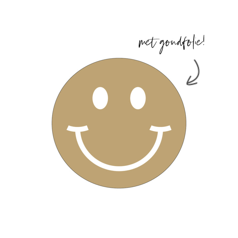 Stickers | Per 10 stuks | Smile Goud