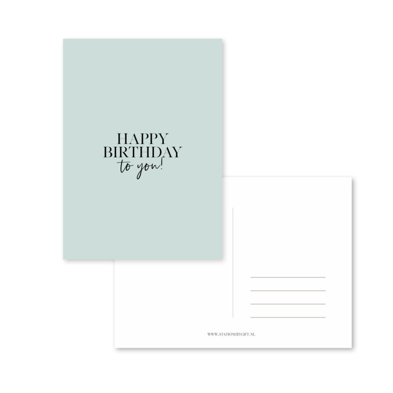 Map | Happy Birthday to you! | Mint