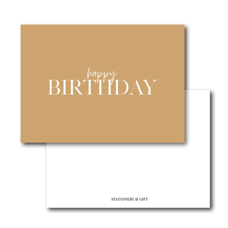 Mini Kaart | Happy Birthday