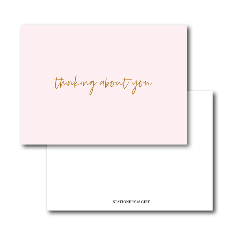 Mini Kaart | Thinking about you